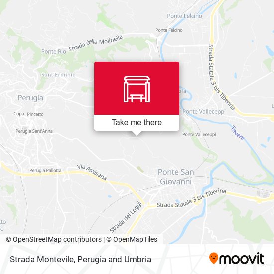 Strada Montevile map