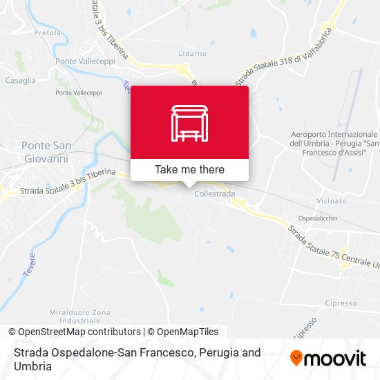 Strada Ospedalone-San Francesco map