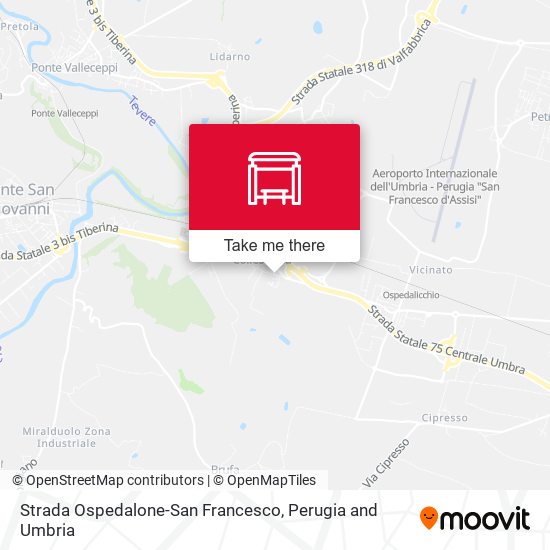 Strada Ospedalone-San Francesco map