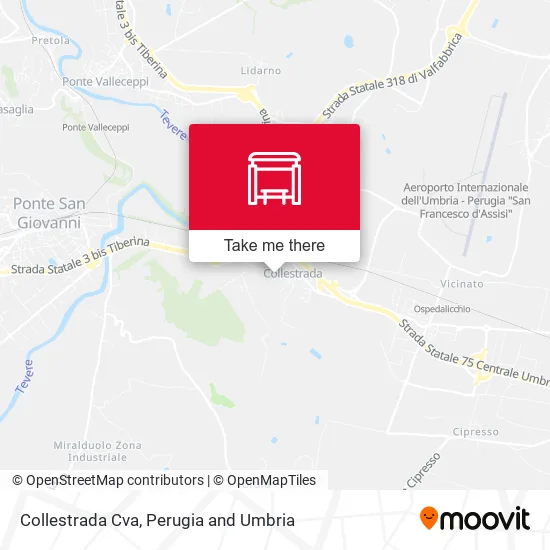 Collestrada Cva map