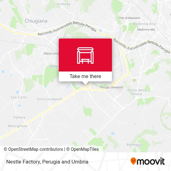 Nestle Factory map
