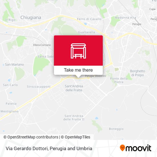 Via Gerardo Dottori map