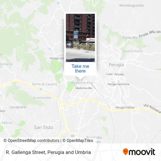 R. Gallenga Street map