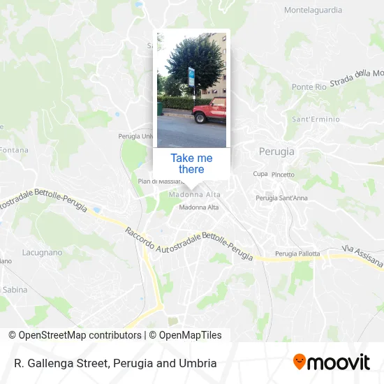 R. Gallenga Street map