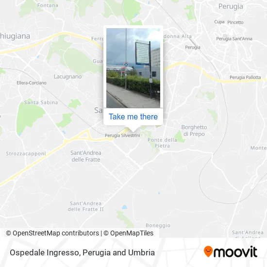 Ospedale Ingresso map