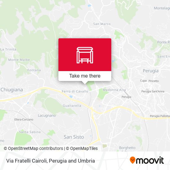 Via Fratelli Cairoli map