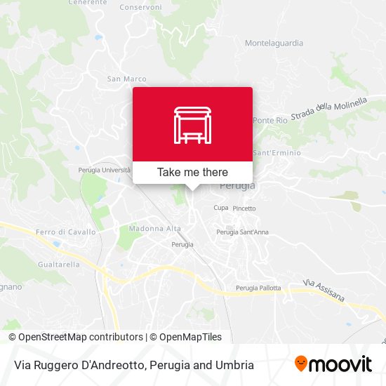 Via Ruggero D'Andreotto map