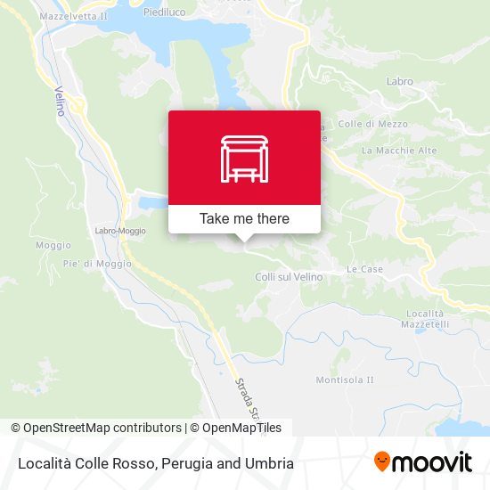 Località Colle Rosso map