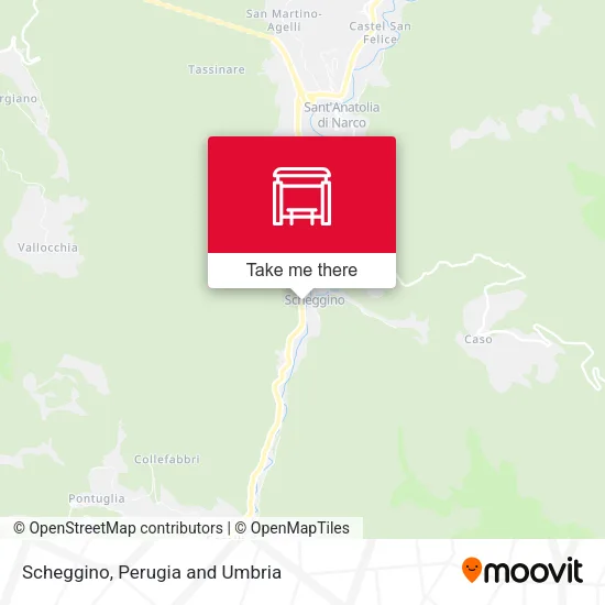 Scheggino map