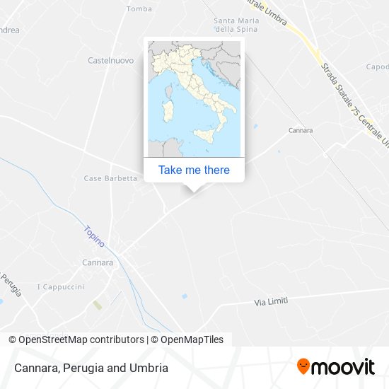 Cannara map