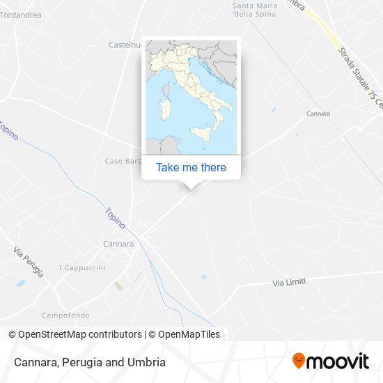 Cannara map