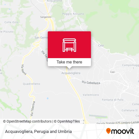 Acquavogliera map