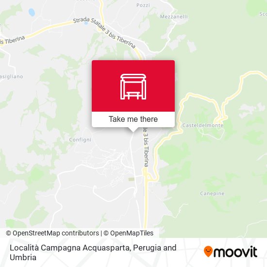 Località Campagna Acquasparta map