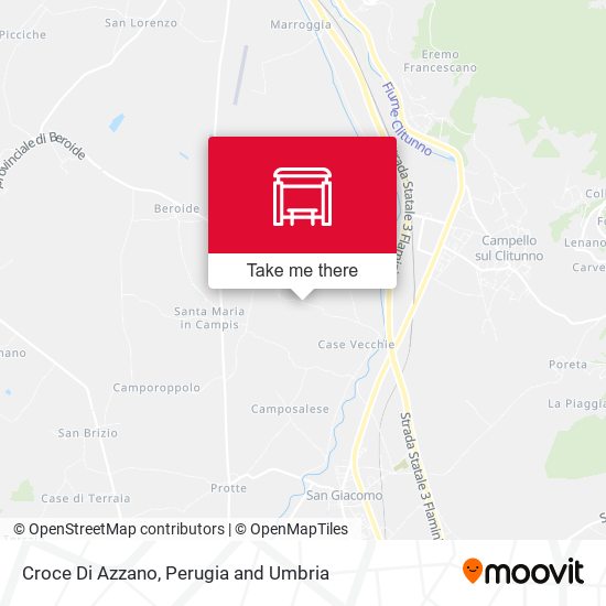Croce Di Azzano map