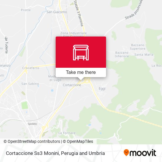 Cortaccione Ss3 Monini map
