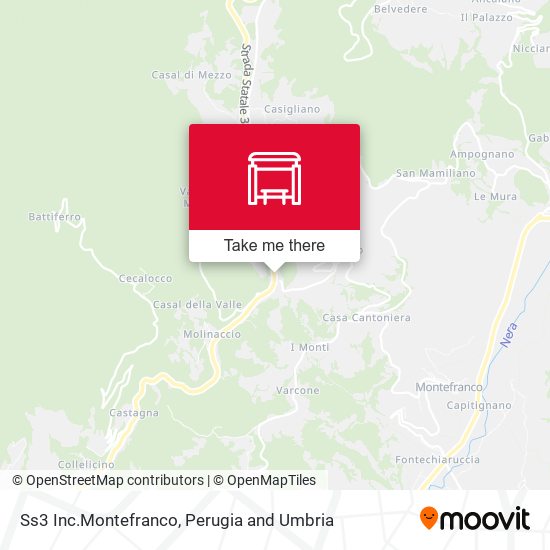 Ss3 Inc.Montefranco map