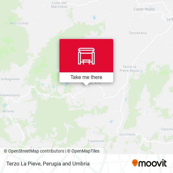 Terzo La Pieve map