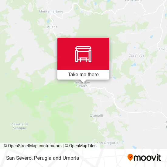 San Severo map