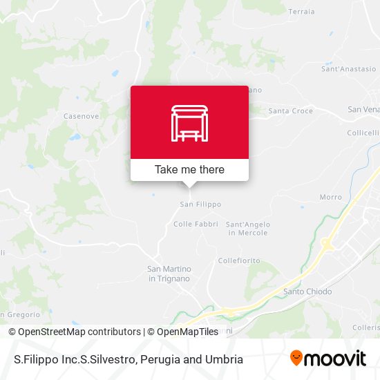 S.Filippo Inc.S.Silvestro map
