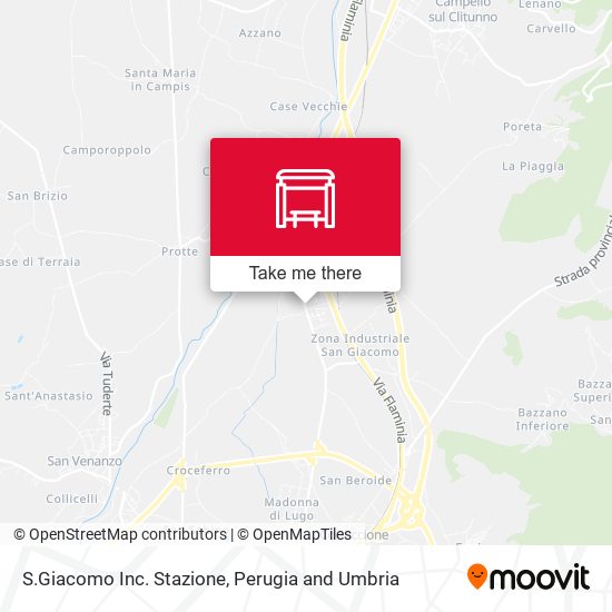 S.Giacomo Inc. Stazione map