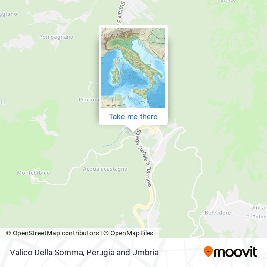 Valico Della Somma map