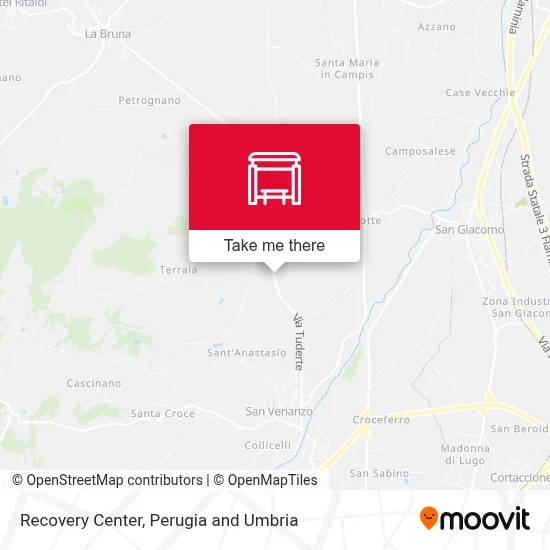 Recovery Center map