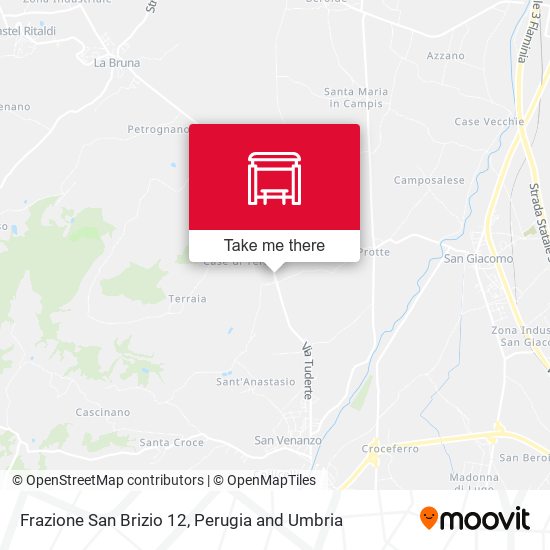 Frazione San Brizio 12 map