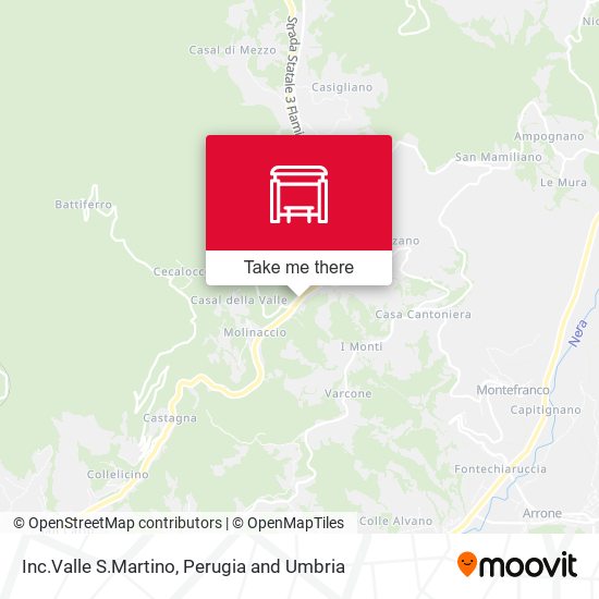 Inc.Valle S.Martino map