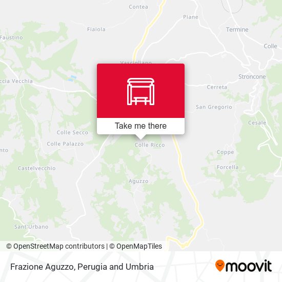 Frazione Aguzzo map