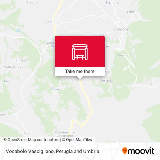 Vocabolo Vascigliano map