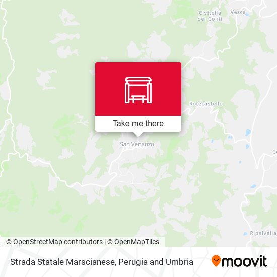 Strada Statale Marscianese map