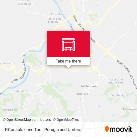 P.Consolazione Todi map