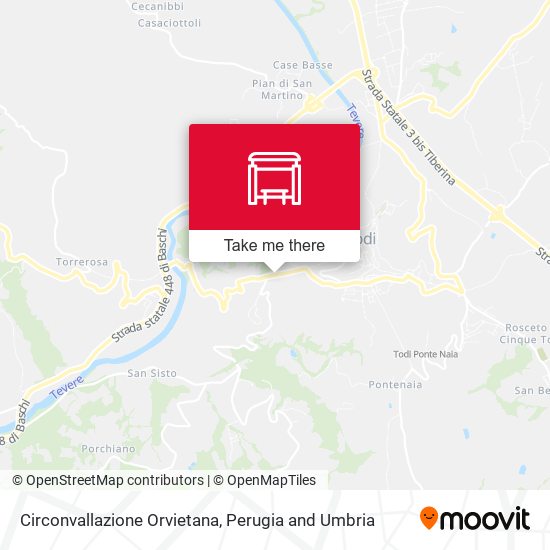 Circonvallazione Orvietana map