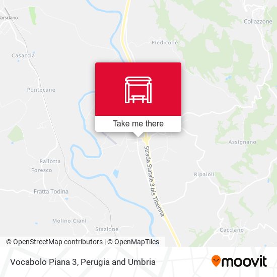 Vocabolo Piana 3 map
