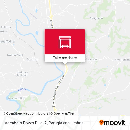 Vocabolo Pozzo D'Ilci 2 map