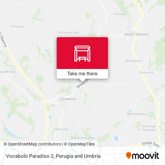 Vocabolo Paradiso 2 map