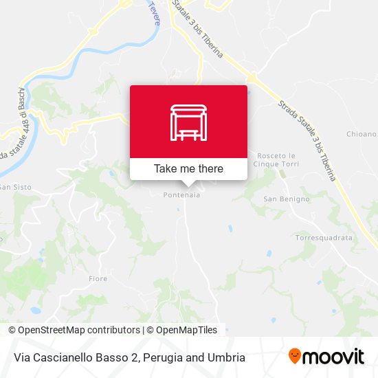Via Cascianello Basso 2 map