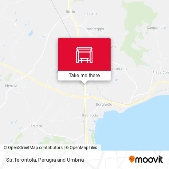 Str.Terontola map