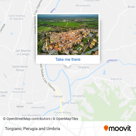 Torgiano map