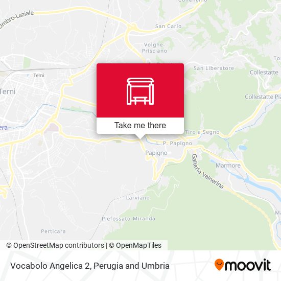 Vocabolo Angelica 2 map