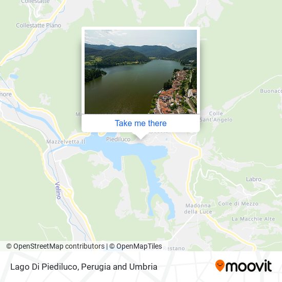 Lago Di Piediluco map