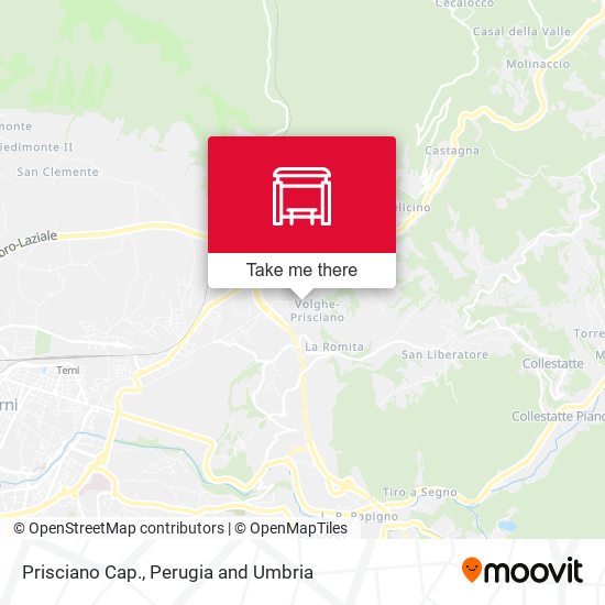 Prisciano Cap. map