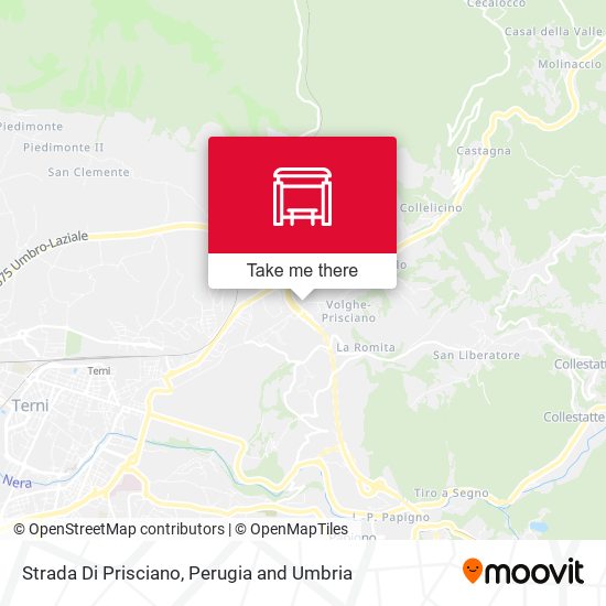 Strada Di Prisciano map