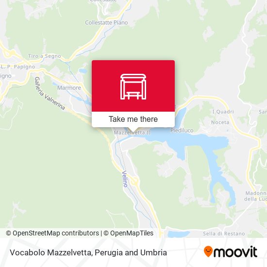 Vocabolo Mazzelvetta map