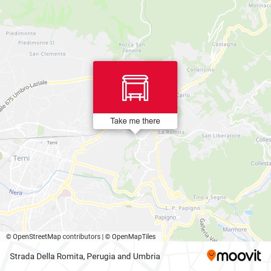 Strada Della Romita map