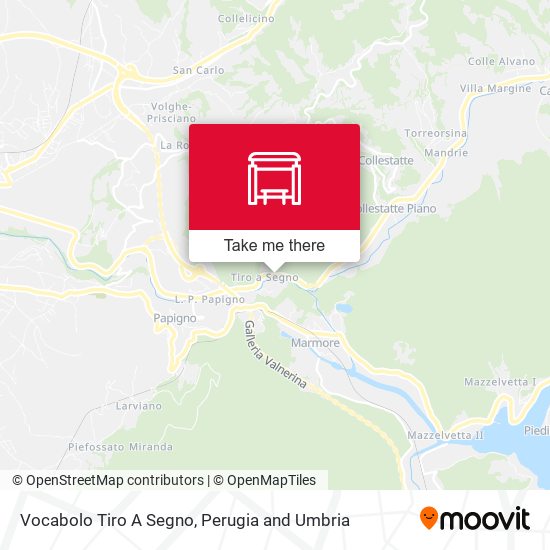 Vocabolo Tiro A Segno map