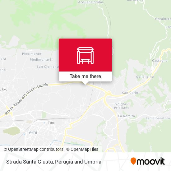 Strada Santa Giusta map