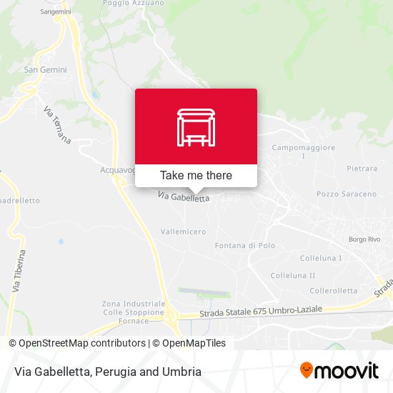Via Gabelletta map