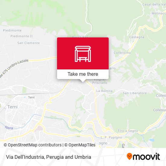 Via Dell'Industria map