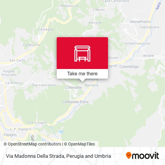 Via Madonna Della Strada map